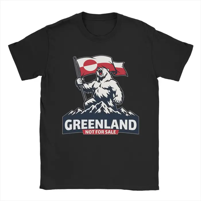 T-shirt en coton 100% pour hommes, avec drapeau de l'Islande, motif ours, pas à vendre, t-shirts amu