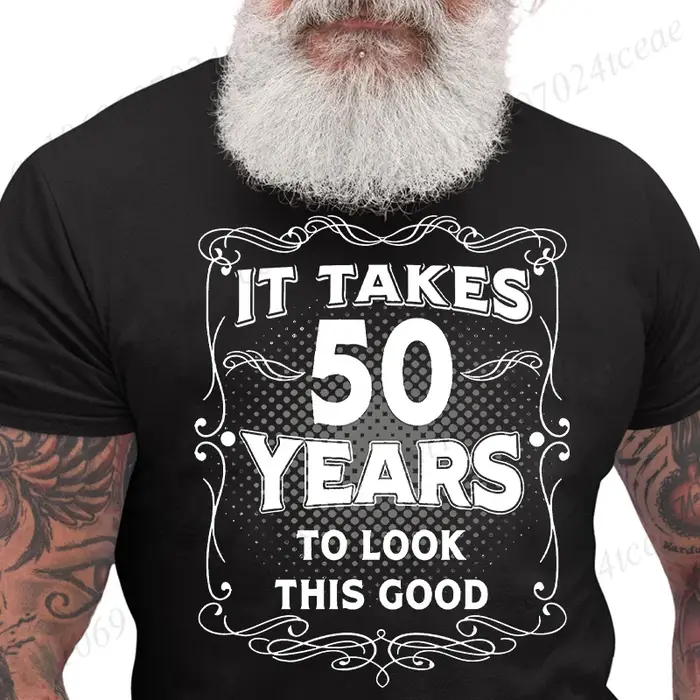 T-shirt drôle du 50e anniversaire pour hommes