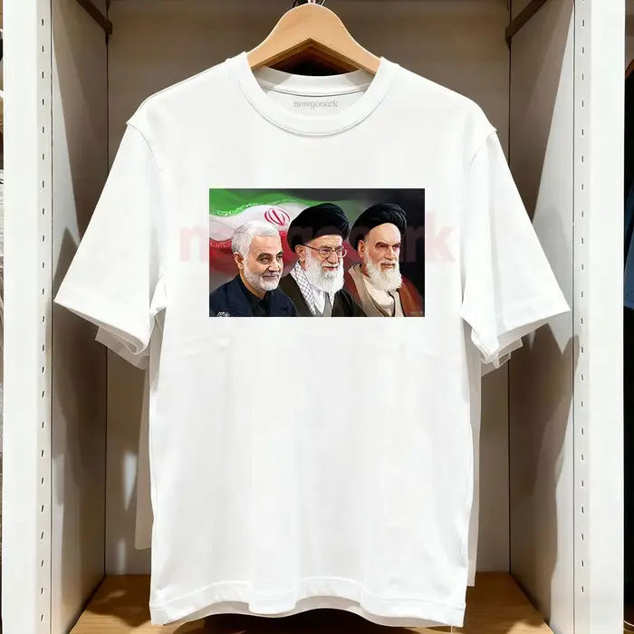 T-shirt en coton respirant pour homme et femme, motif graphique, en mémoire de Qasem Soleimani, Ali 