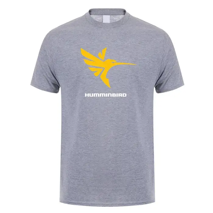 Humminbird t-shirt hommes femmes à manches courtes coton T-shirts été hommes dessus frais Streetwear LH-572