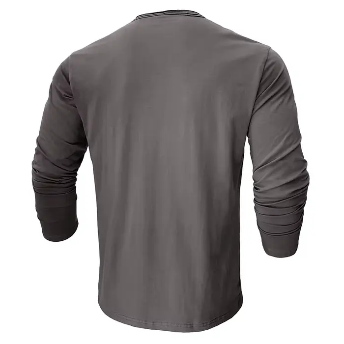 T-shirts à manches longues et col rond pour hommes