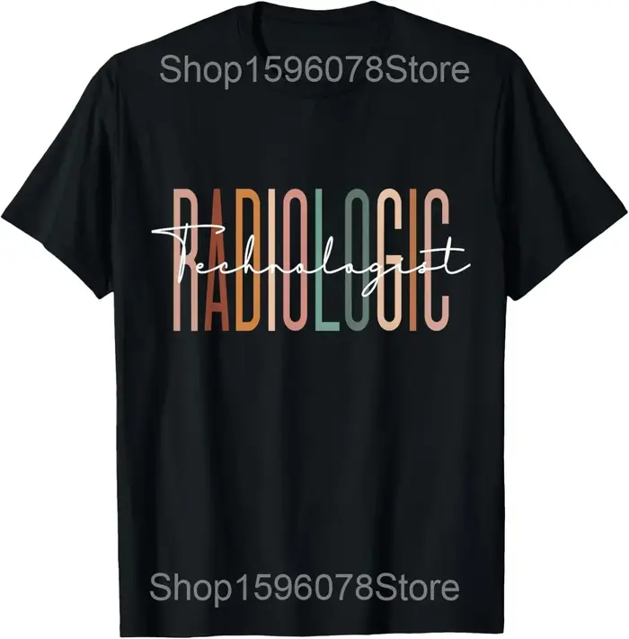 Technologiste radiologique radiologie rayons X Rad Tech t-shirts hommes Humor Streetwear t-shirt à m