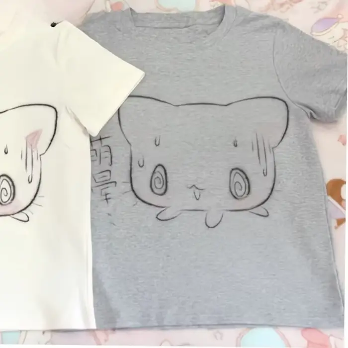 T-shirt surdimensionné japonais pour femmes