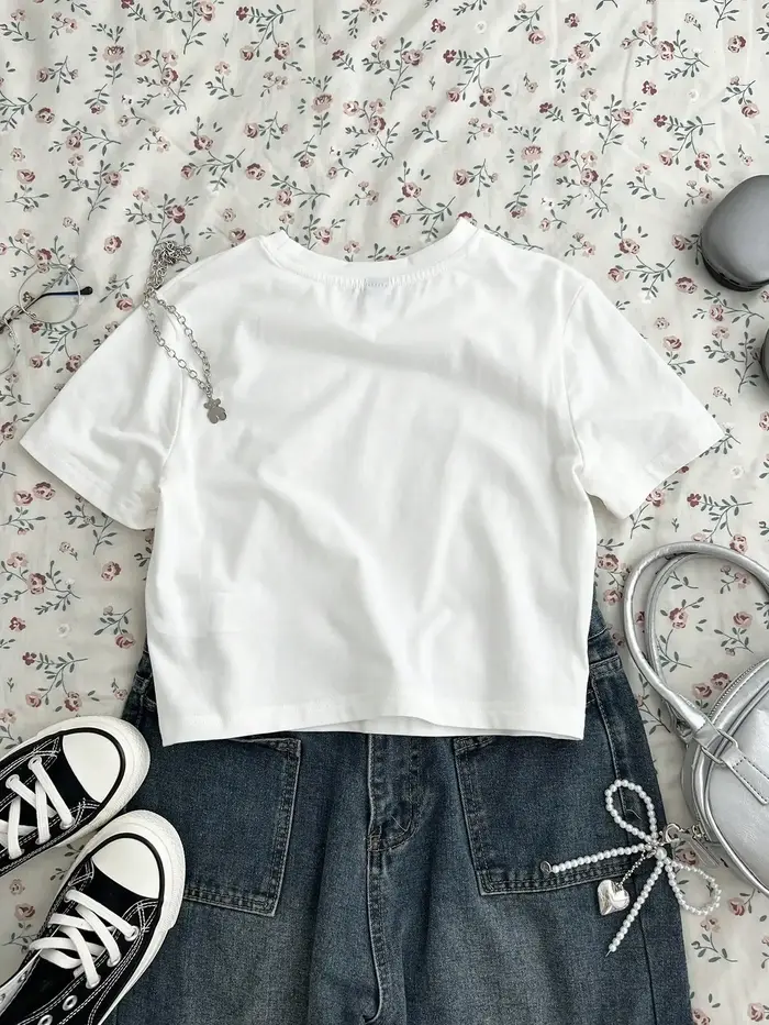 T-shirt à manches courtes pour femmes