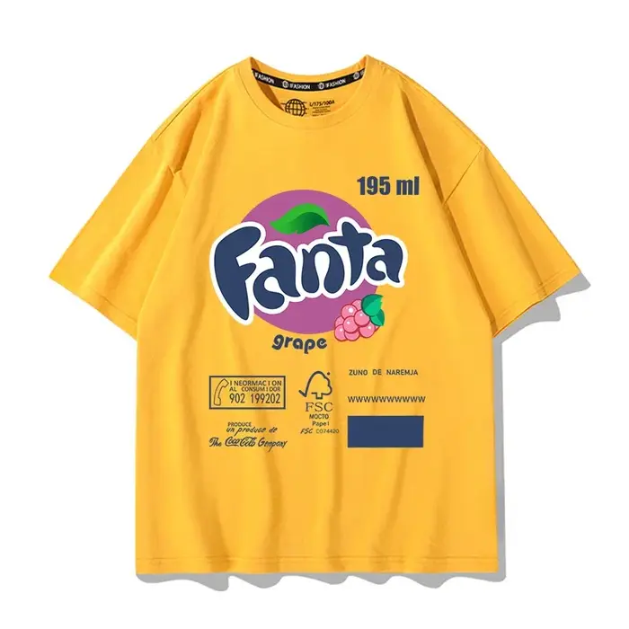 T-shirt à manches courtes Fanta Beverage pour hommes