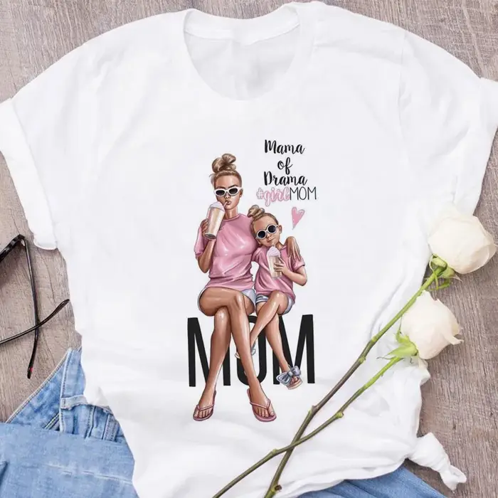 T-shirt femme rose, estival et estival