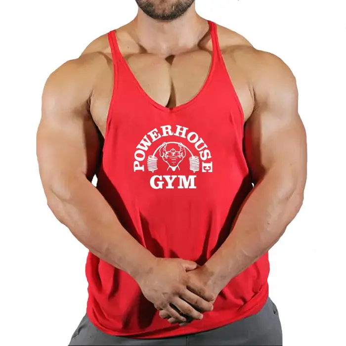 Vêtements de Fitness T-shirts de gymnastique bretelles homme haut de sport hommes sweat sans manches