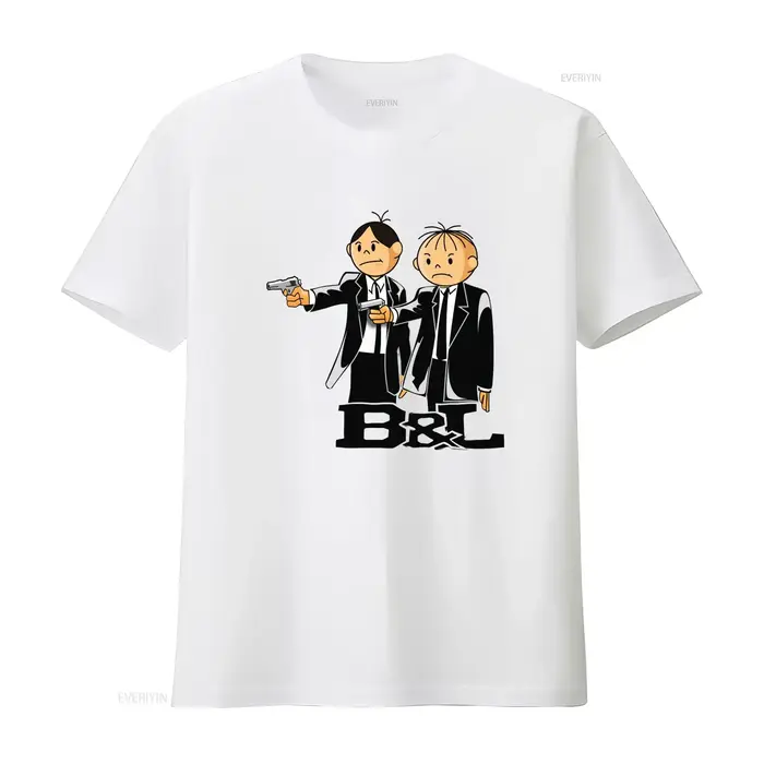 T-shirt de dessin animé Bolek et Lolek pour hommes