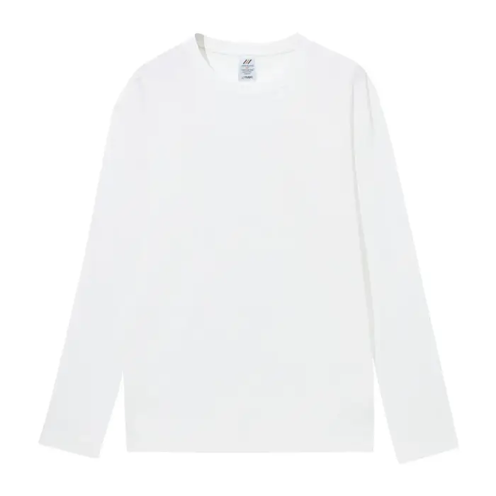 T-shirt femme manches longues col rond coton doux T-shirt solide Harajuku Streetwear mode coréenne p