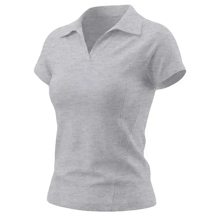T-shirt Polo d'été respirant et à séchage rapide pour femme, idéal pour le tennis, la gym, le sport
