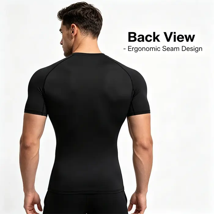 T-shirt de sport moulant pour homme