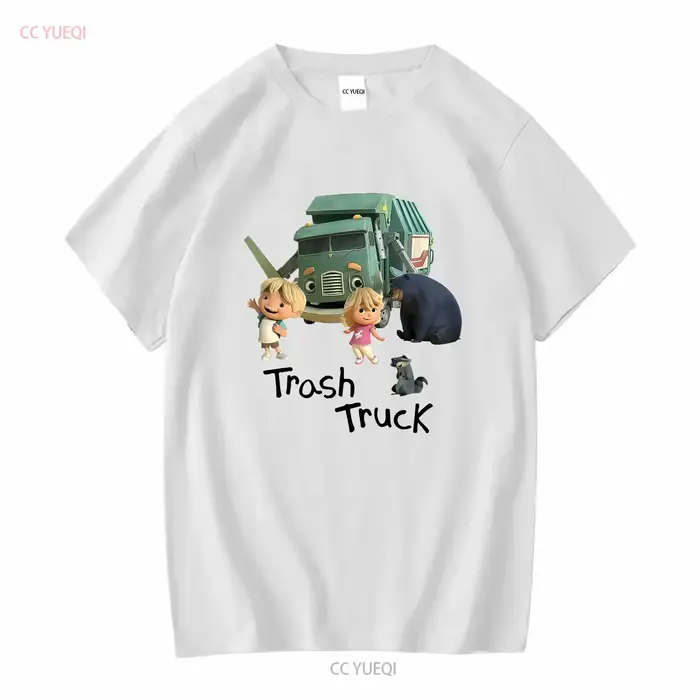 Trash Truck t-shirt s anniversaire garçon fille Hank pour enfants famille correspondant manches longues ou courtes vintage lavé streetwear doux