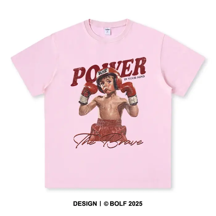 Boxe Gym Boy imprimé hommes femmes T-Shirt 100% coton surdimensionné graphique hauts t-shirts pour l'été