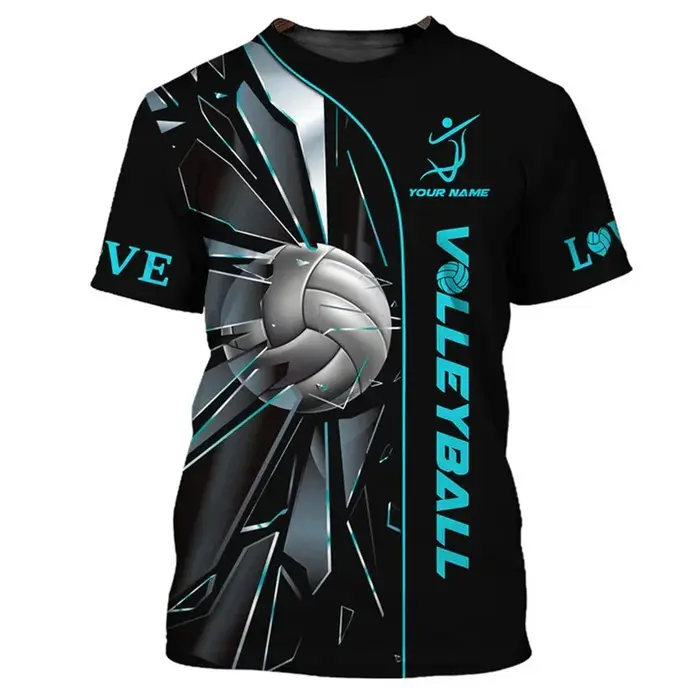 T-shirt d'uniforme de volley-ball pour hommes et femmes