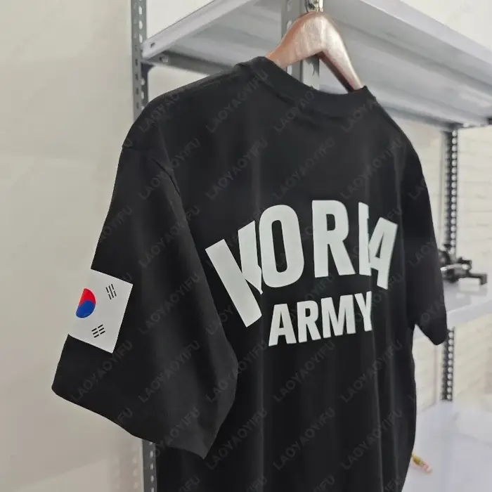 Corée armée classique Tech hommes femmes t-shirt ROKA militaire formation physique hauts mode été St