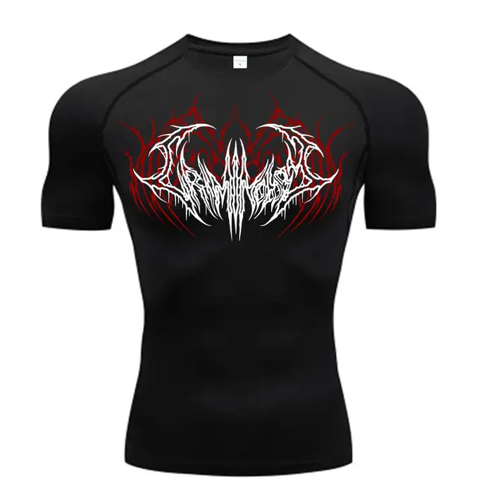 2025 Compression t-shirt hommes à manches courtes Sport t-shirts Fitness course vêtements