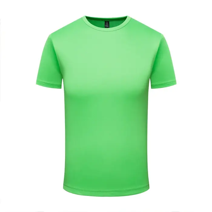 T-Shirt homme LOGO séchage rapide personnalisé sport Fitness groupe personnel haut brodé Polyester bricolage