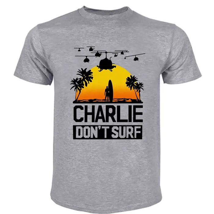 Charlie Dont Surf t-shirt homme Apocalypse Now Film hommes