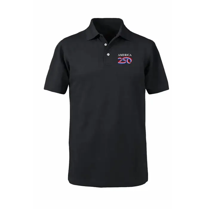 Polo pour homme patriotique USA 250e anniversaire