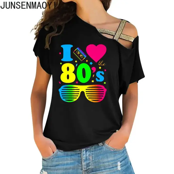 J'adore Les 80s Vêtements Nouvelles Femmes Pour T-Shirt