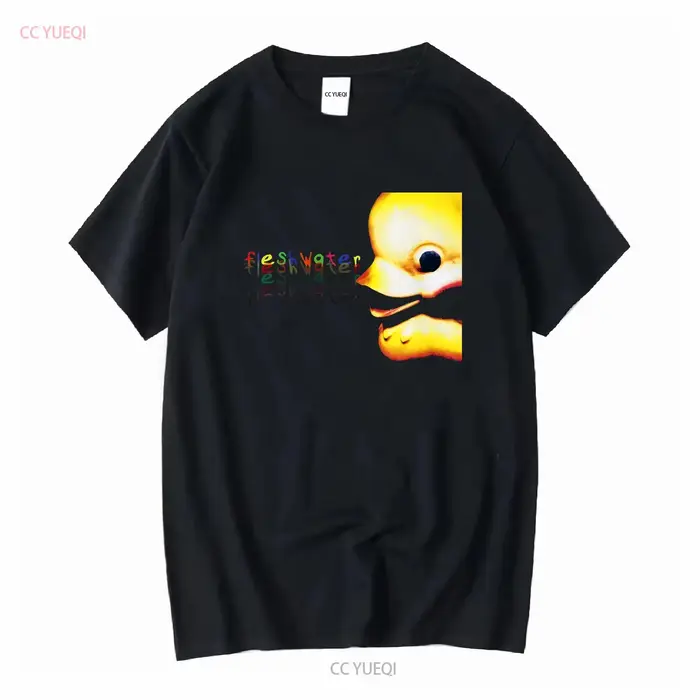 Fleshwater t-shirt manches longues ou courtes vintage haut délavé pour un usage quotidien décontract