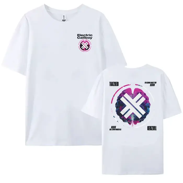 T-shirt unisexe en coton à manches courtes