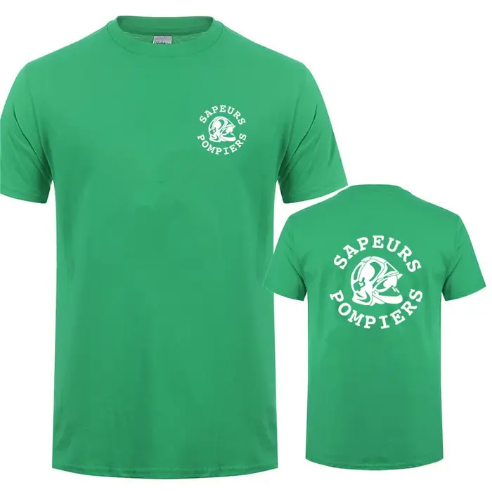 Sapeurs pompiers Paris T-shirt hommes France pompier service d'incendie T-shirt à manches courtes ha