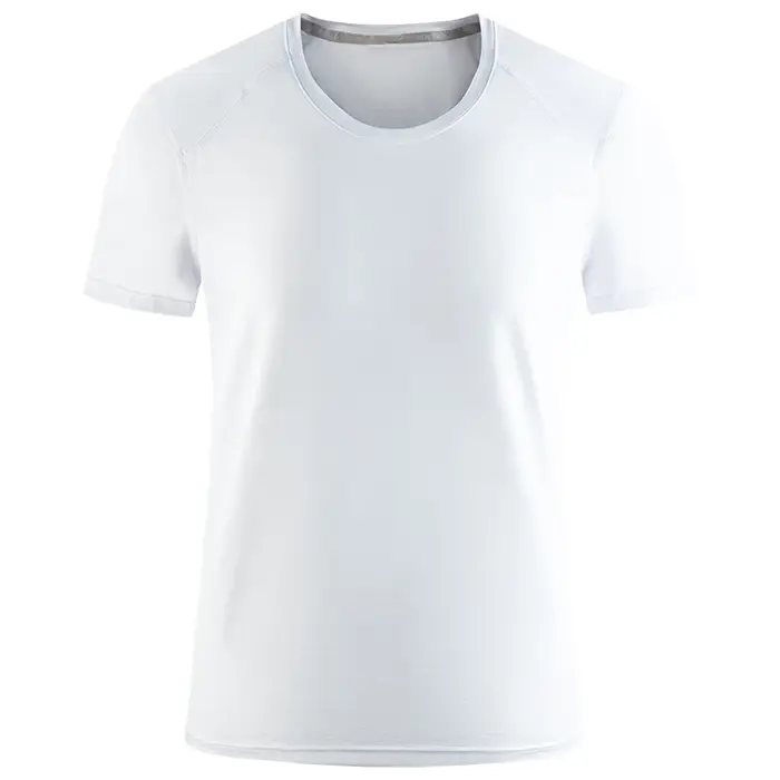 T-shirt de sport de compression à séchage rapide pour hommes, chemise de course de gym, broderie de