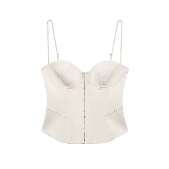 Haut Camisole Style Corset pour Femme – Nouvelle Collection Printemps-Été 2026 – Chic et Tendance po