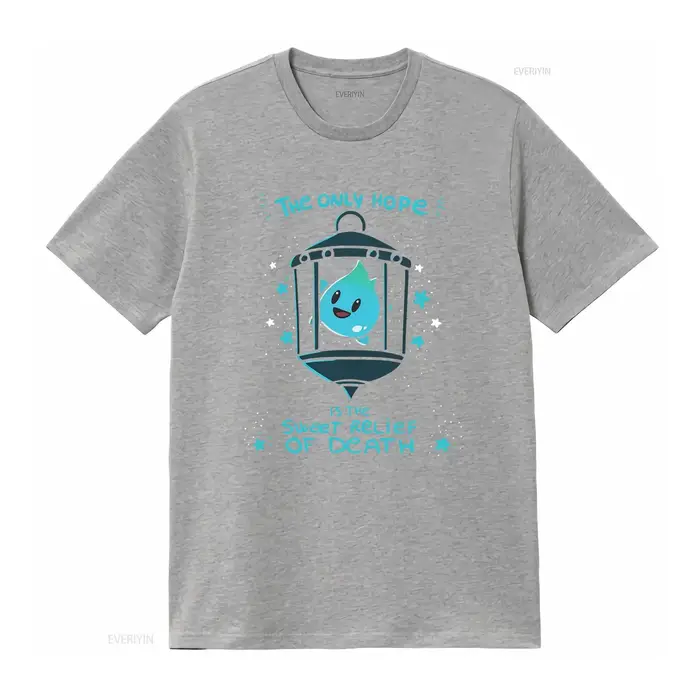 T-shirt Lumalee The Only Hope Is Sweet Relief Of Death Design Luna Star Print Unique vintage Washed homme Stretched