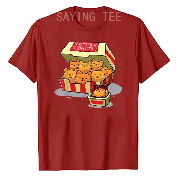 T-shirt jetable de pépites de chaton