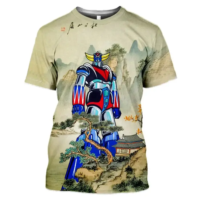 Nouveau Anime Goldorak T-Shirts UFO Robot Grendizer impression 3D hommes femmes manches courtes t-sh
