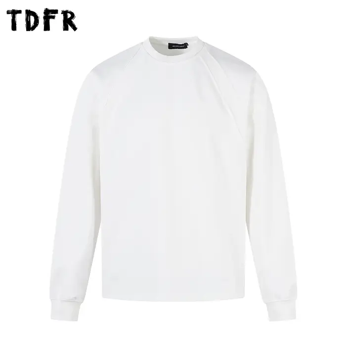 T-shirt à manches longues épissé pour hommes