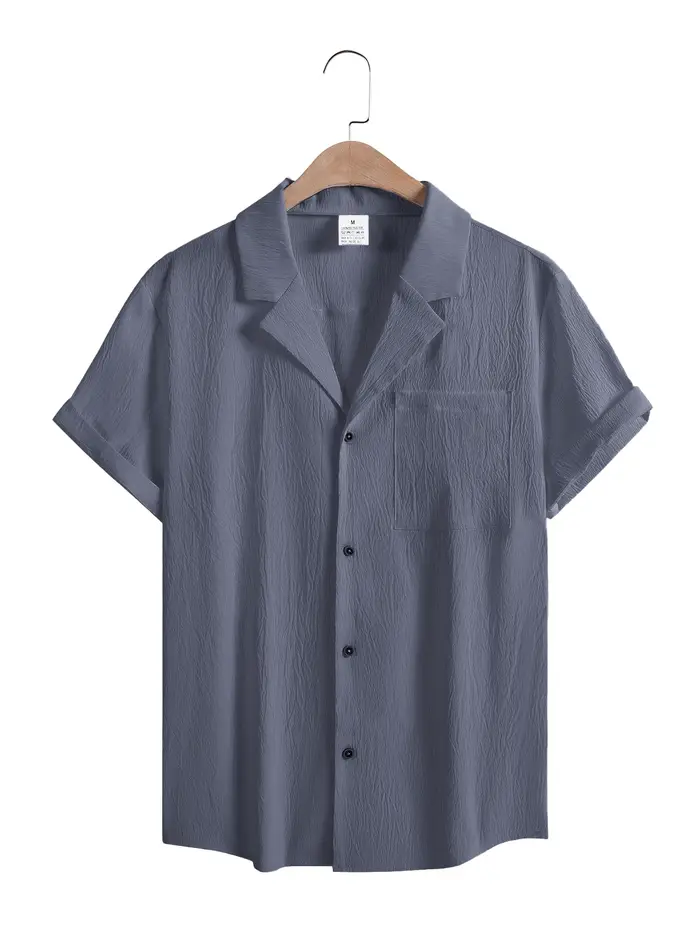 Nouveaux hommes à manches courtes T-Shirts été à la mode respirant ample jeunesse basique coton poch