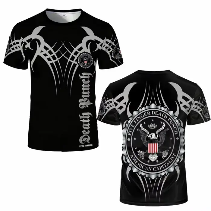 T-shirt tendance Street pour les fans de 5FDP Five Finger Death Punch