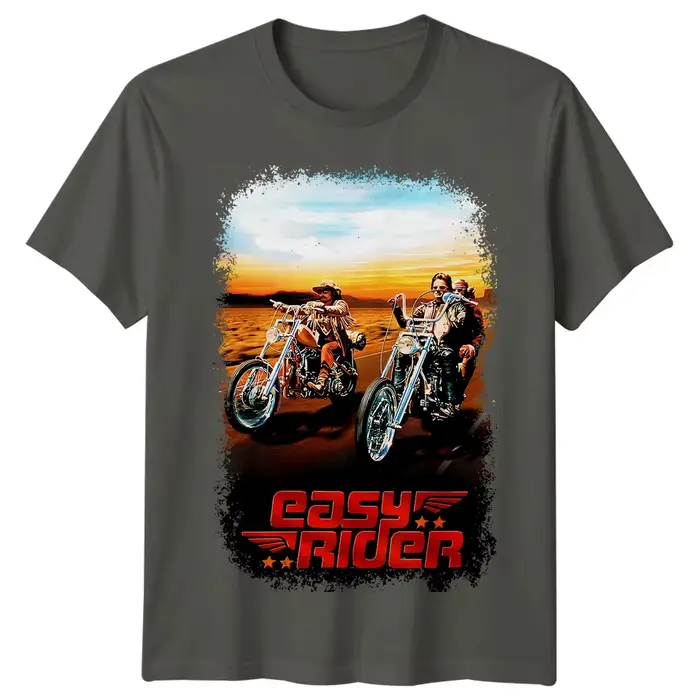 T-shirt de motard Easy Rider pour hommes et femmes
