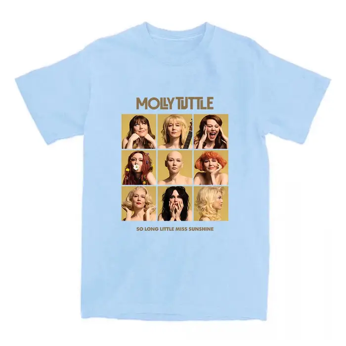 Molly Tuttle So Long Little Miss Sunshine T-shirt à manches courtes en coton femme t-shirts décontracté mode ample