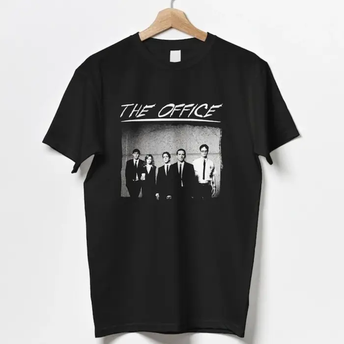 L'émission de télévision de bureau série Michael Scott Jim Halpert Dwight Schrute Pam Beesly imprimé T-shirt femme