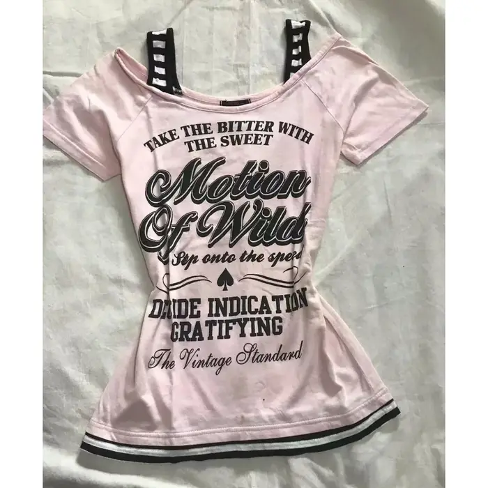 Crânes Punk t-shirt femmes mince gothique rue Vintage noir Y2k haut court Femme sous-culture T-Shirts Sexy Y2k vêtements 2000s T-Shirts