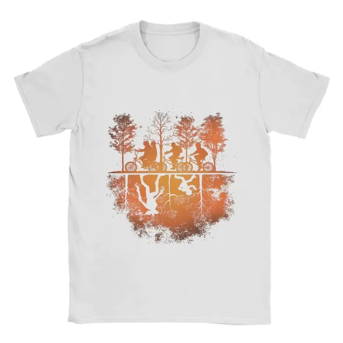 T-shirt décontracté à manches courtes pour homme Stranger Hawkins Party Tour – Style urbain estival ample
