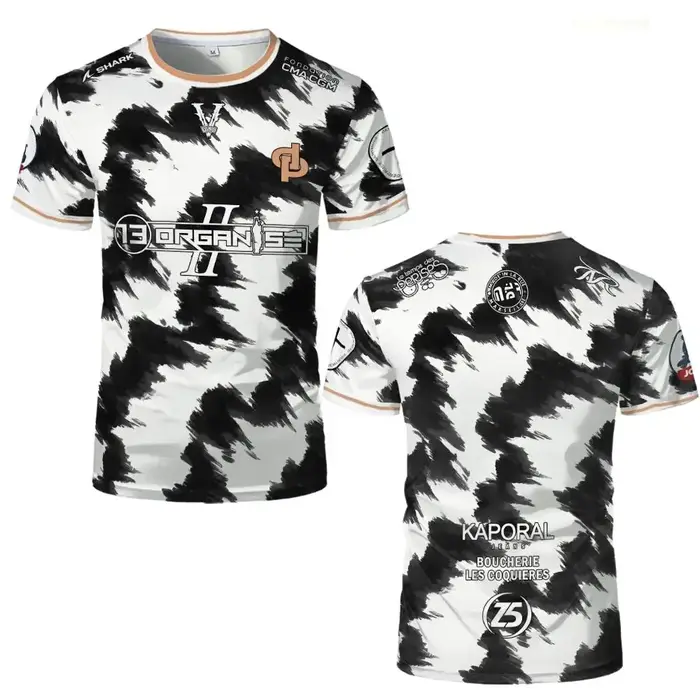 Nouveau maillot de football Marseille imprimé intégral 13