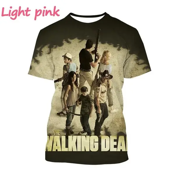 Classique horreur TV The Walking Dead T-shirts 3D Daryl Dixon imprimer unisexe Streetwear été nouveaux hommes femmes à manches courtes t-shirt Y2k haut
