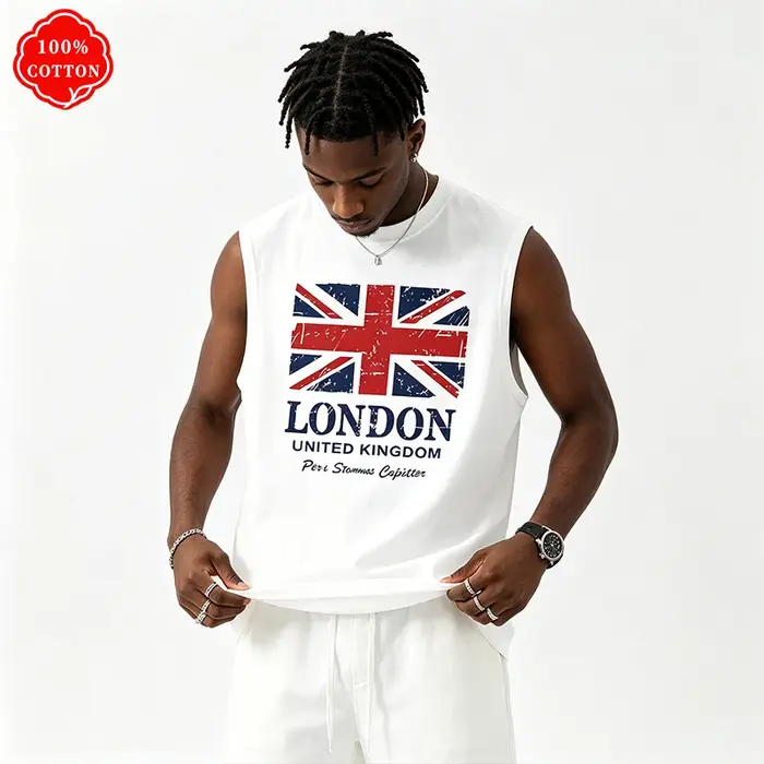 Débardeur pour homme 100% coton pour l'été