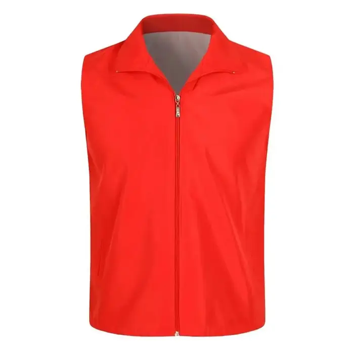 Gilet unisexe en fibre fine respirante, vêtements de travail bénévole, document lumineux, coupe couv