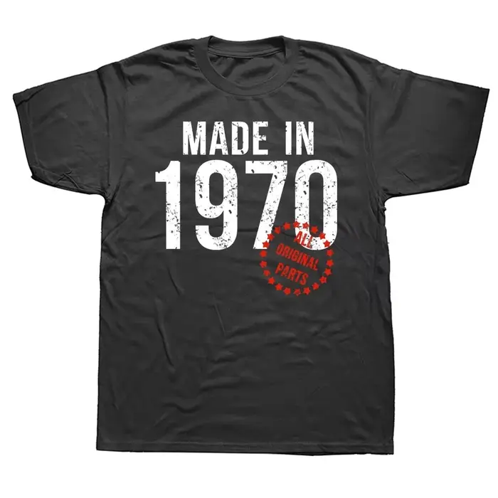 T-shirt manches courtes homme, streetwear, estival et humoristique, en coton, avec toutes les pièces