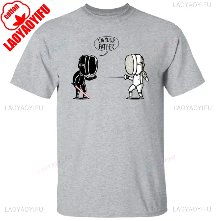 Esgrima t-shirt drôle citation je suis votre père escrime Sport