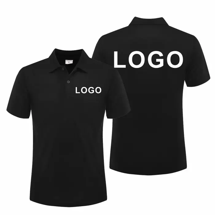 Polo de travail respirant personnalisé, logo personnalisé, chemise décontractée, broderie imprimée,
