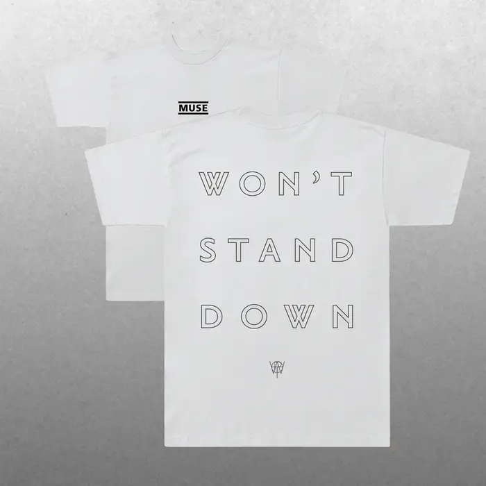 Nouvel album de la groupe Muse 2026. T-shirt en coton pour homme