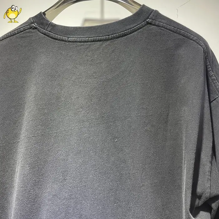 Vintage lavé RRR123 t-shirt hommes femme meilleure qualité ample Hip Hop mode classique tout-match décontracté à manches courtes