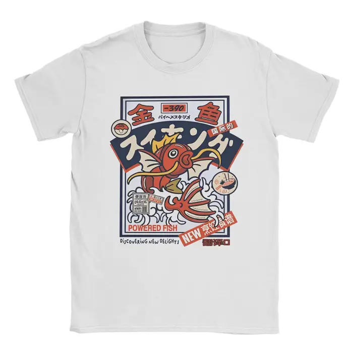 T-Shirt en coton Koi rouge pour adultes plage Style japonais Streetwear t-shirts col rond t-shirts populaires surdimensionnés hauts bon marché